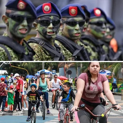 Participación ciudadana para proyectos que institucionalizan ciclovida y  día de los veteranos de la fuerza pública