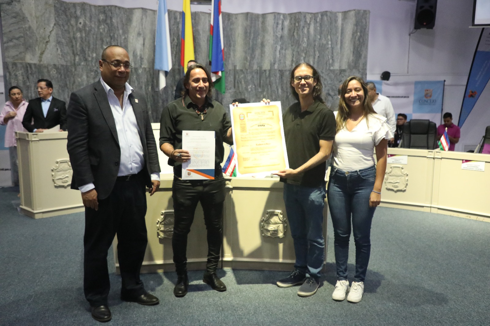 Festival Internacional Unirock Fiura recibió exaltacion del Concejo